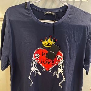 DOLCE & GABBANA Tshirt. Never worn. New with tag. International staff